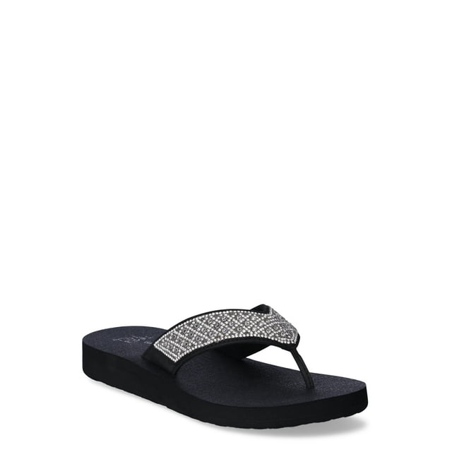 Women's Time and Tru Lifestyle Flip Flop - Walmart.com