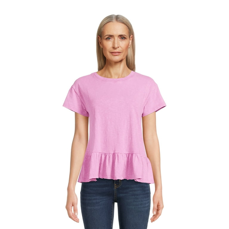Time and tru sales peplum top