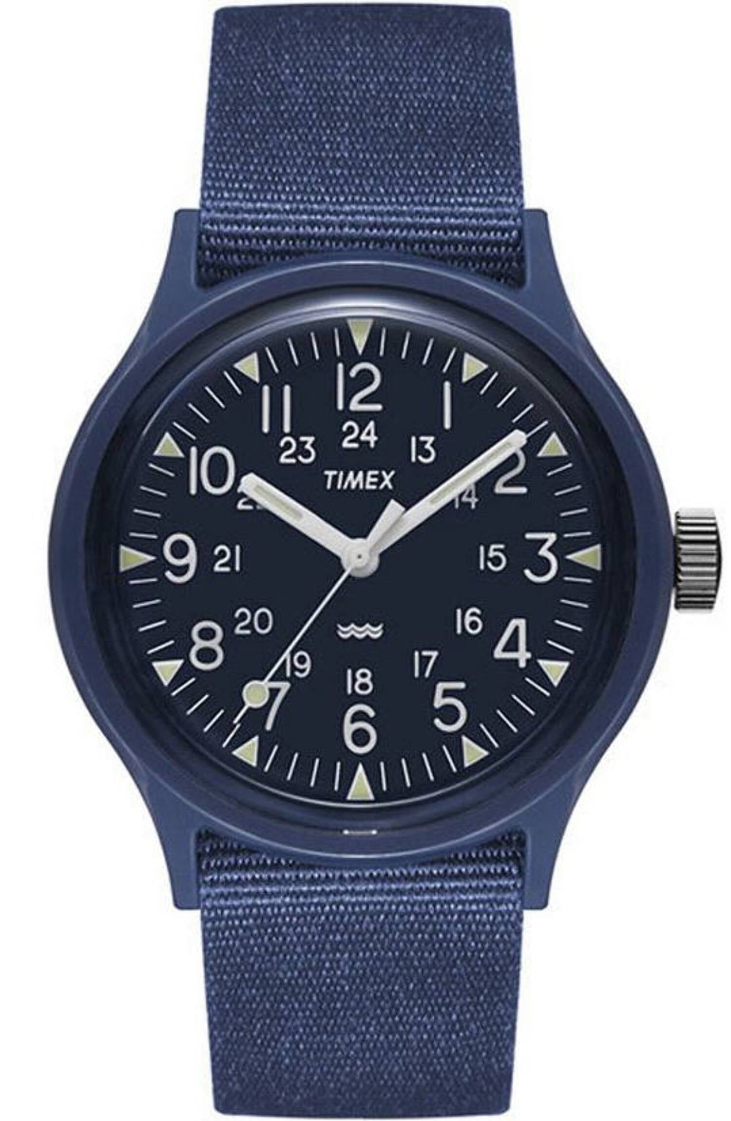 Women's Timex MK1 Blue Nylon Band Watch TW2R13900