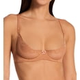 thumbnail image 1 of Women's Timpa 16449 Alice Lace Underwire Demi Bra (Caramel 34D), 1 of 1