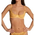 thumbnail image 1 of Women's Timpa 16449 Alice Lace Underwire Demi Bra (Marigold 32B), 1 of 1