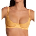 thumbnail image 1 of Women's Timpa 16449 Alice Lace Underwire Demi Bra (Marigold 34B), 1 of 1