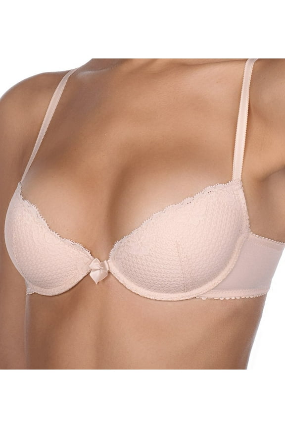 Women's Timpa 16450 Alice Lace Padded Bra (Beige 32B)