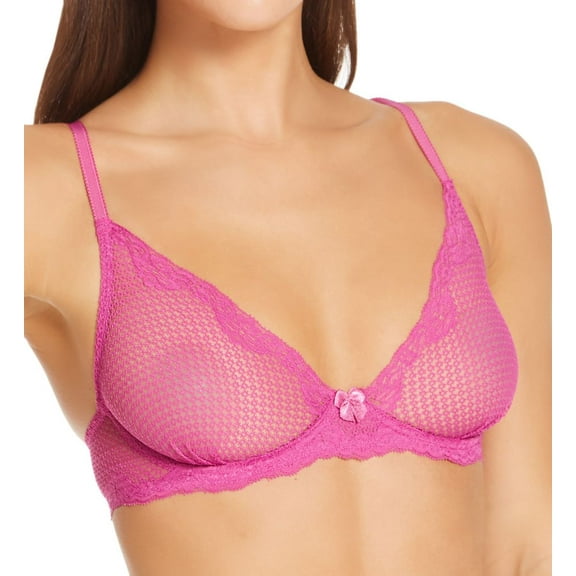 Women's Timpa 16541 Alice Lace Plunge Bra (Orchid 36C)