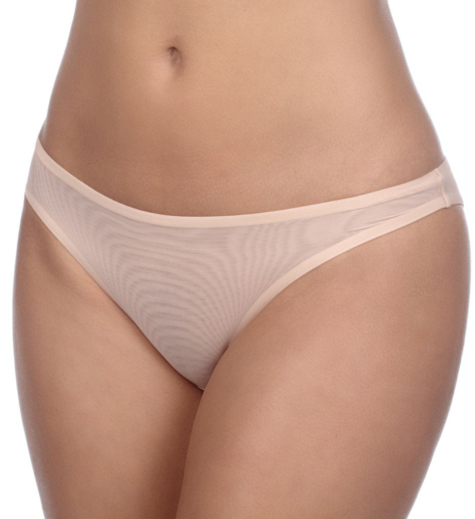 Women's Timpa 630800 Mesh Low Cut Bikini Panty (White S