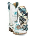 thumbnail image 1 of Women's Tin Haul Twisted Aztection Boots With Three D Sole Handmade, 1 of 3