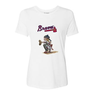 Youth Tiny Turnip White Los Angeles Dodgers Baseball Tiara Heart T-Shirt Size: Extra Large