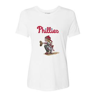 CUTE Philadelphia Phillies Women's Sz XL Red Next Level Apparel T-Shirt  NEW&NICE