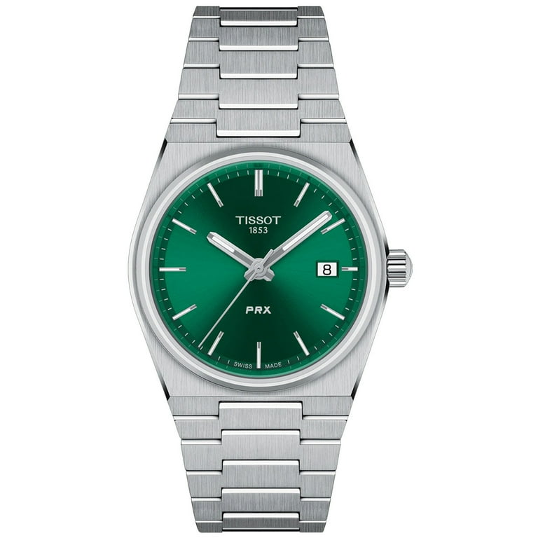 Tissot Women's PRX 1853 Swiss Watch, 35mm Green Dial