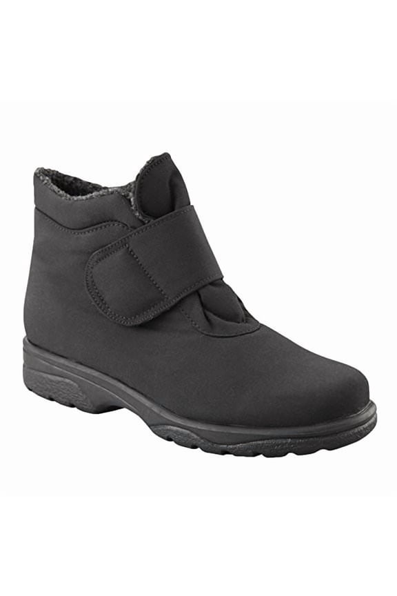 ACTIVE Womens Black Warm Waterproof Winter Ankle Boots