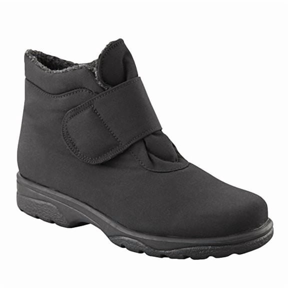 Toe Warmers ACTIVE Womens Black Warm Waterproof Winter Ankle Boots
