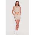 thumbnail image 1 of Women's Toggle Drawstring Hem Cargo Pocket Mini Skirt, 1 of 4