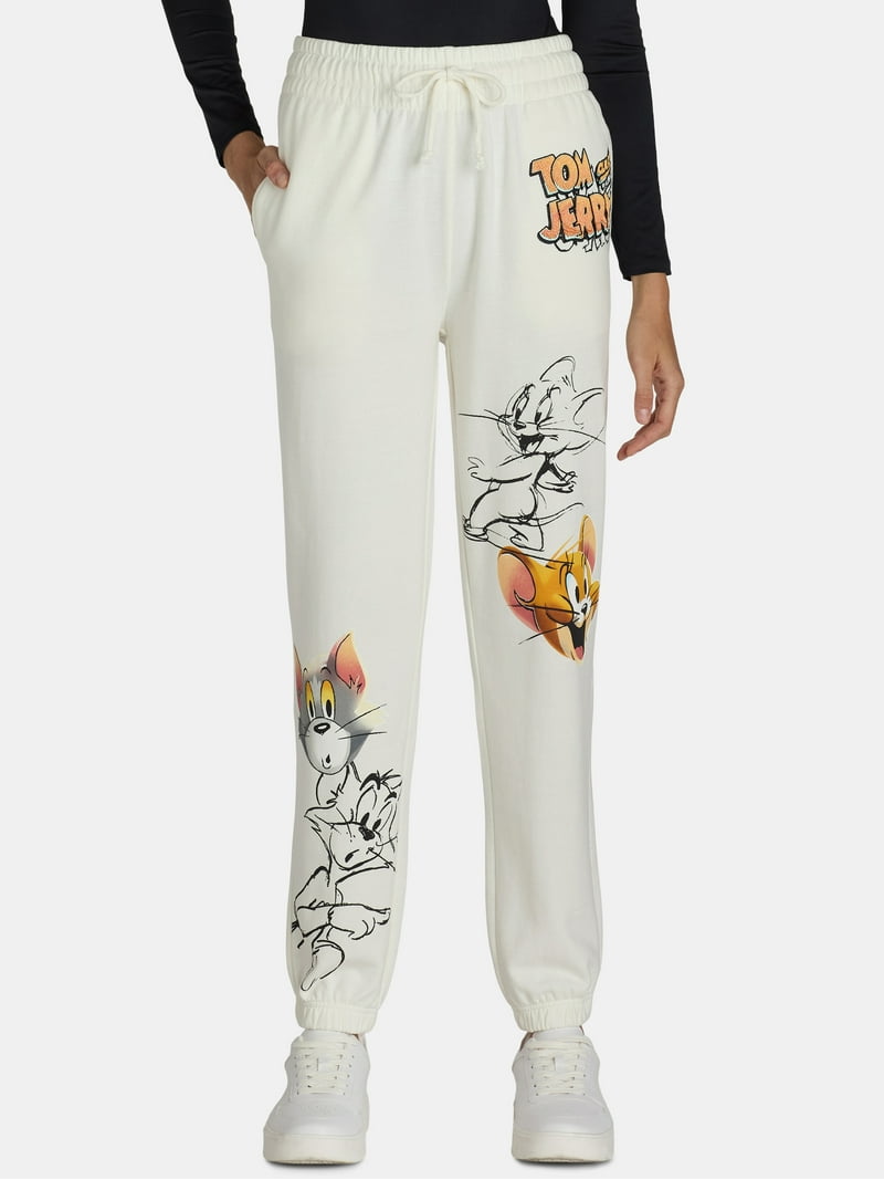 Tom & Jerry Jogger Pants - Classic Cartoon Charm - Walmart.com
