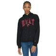 thumbnail image 1 of Women's Tommy Jeans Black Miami Heat Stella Cropped Pullover Hoodie, 1 of 2