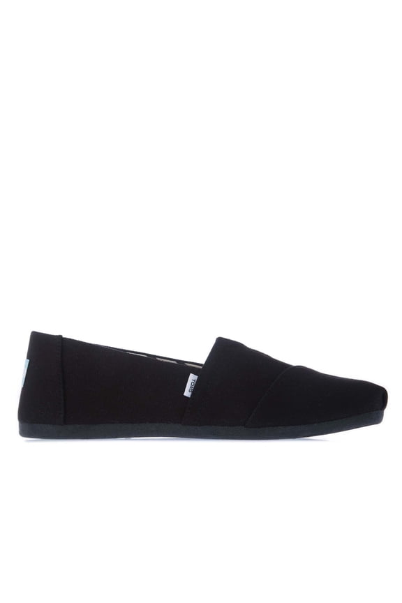 Women's Toms Recycled Cotton Alpargata Espadrille Pumps in Black