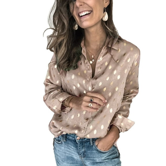 Women's Top Blouses Long Sleeve Elegant Leisure Floral Print Bluses Shirt Plus Size Blouse