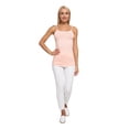 thumbnail image 1 of Women's Top Camisole Scoopneck with Straps, M, Pale Pink, by Ambesonne, 1 of 4