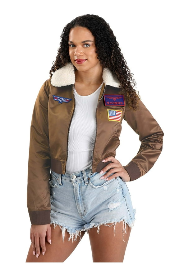 Women's Top Gun Bomber Jacket Costume