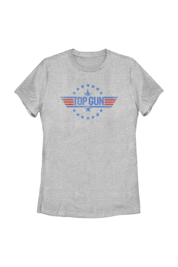 Women's Top Gun Circle of Stars Logo Graphic T-Shirt