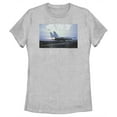 thumbnail image 1 of Women's Top Gun Fighter Jet Ready for Takeoff Distressed  Graphic T-Shirt, 1 of 4