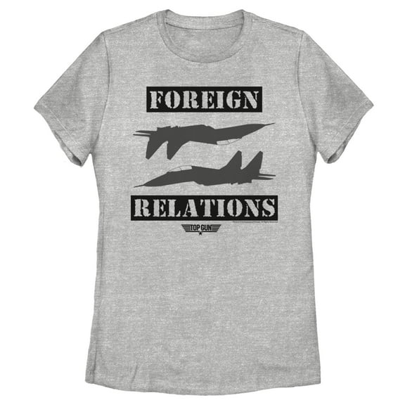 Women's Top Gun Keeping up Foreign Relations Graphic T-Shirt