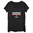 thumbnail image 1 of Women's Top Gun Nick "Goose" Bradshaw Logo  Scoop Neck, 1 of 4