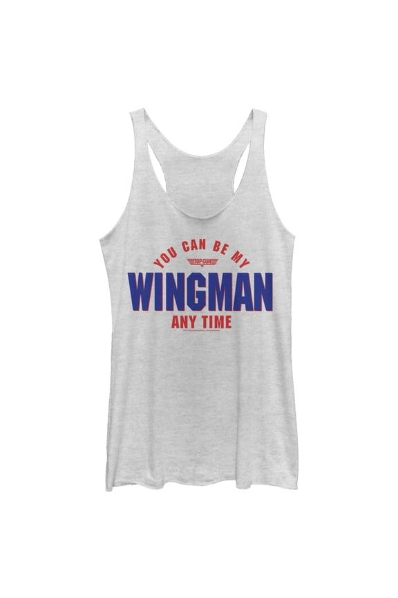 Women's Top Gun You Can Be My Wingman Anytime Racerback Tank Top