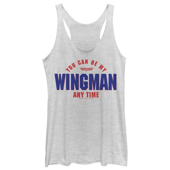 Women's Top Gun You Can Be My Wingman Anytime Racerback Tank Top