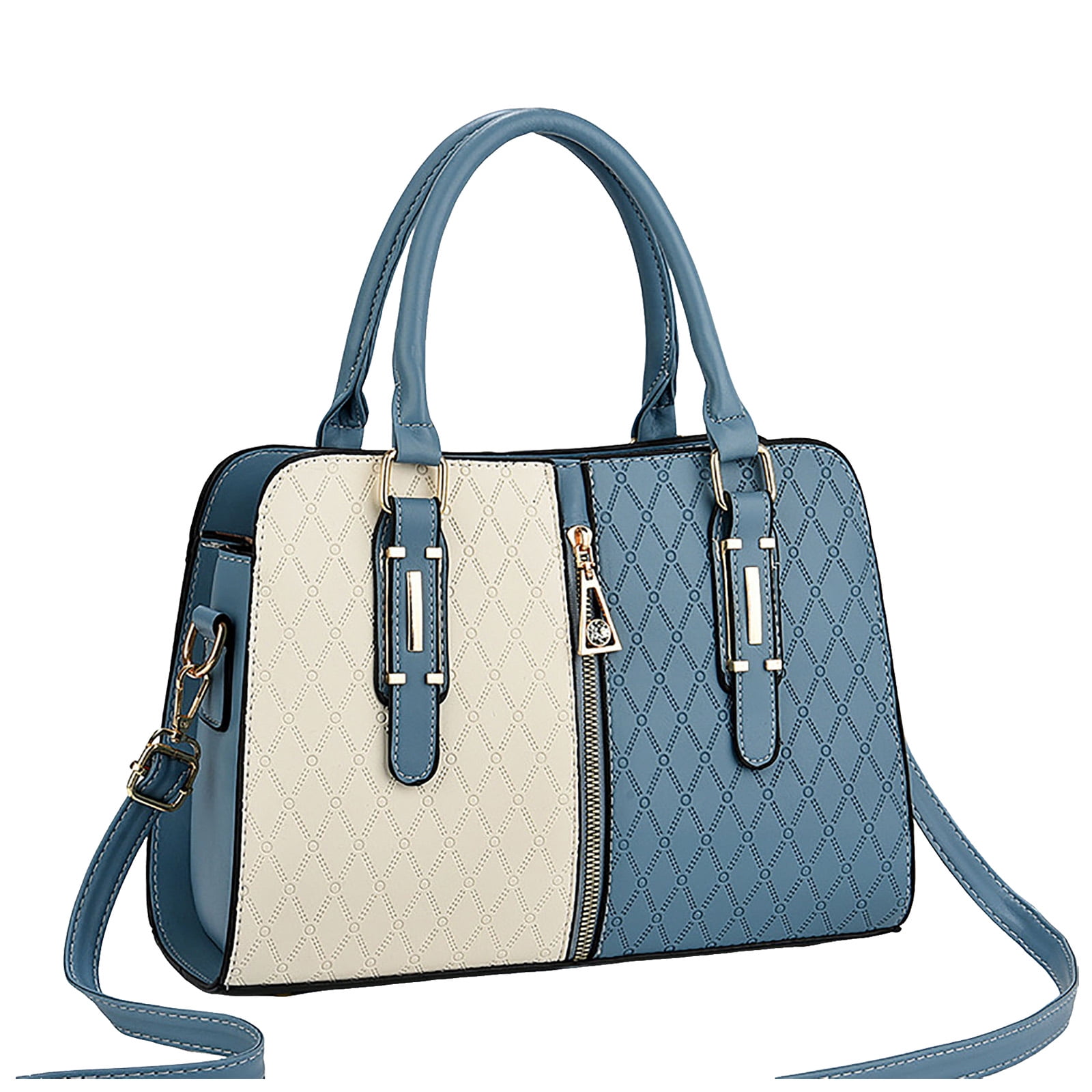 Women's Top Handle Handbags Classic Leather Satchel Purses for Women Ladies Work Tote Crossbody Shoulder Bag