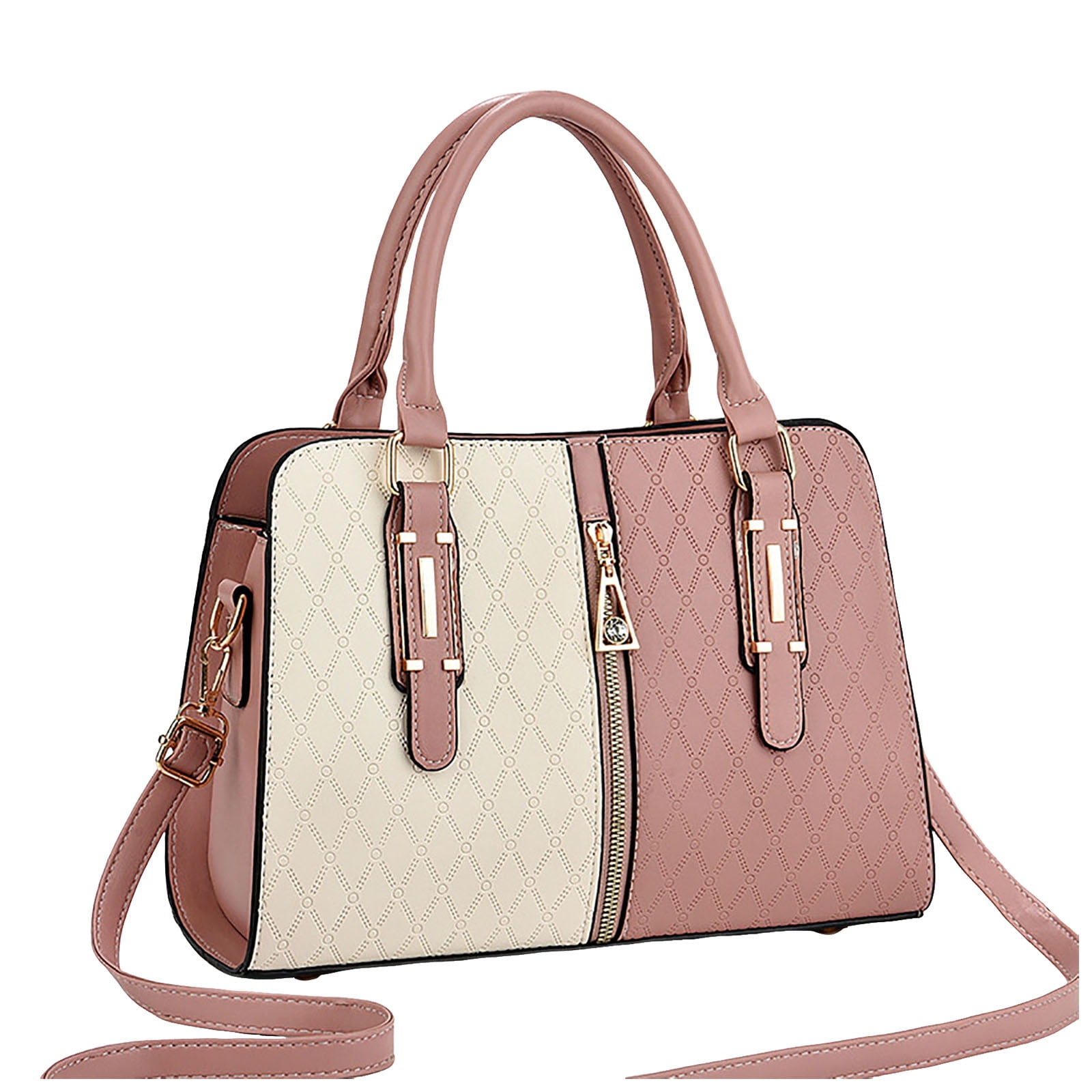 Women's Top Handle Handbags Classic Leather Satchel Purses for Women Ladies Work Tote Crossbody Shoulder Bag