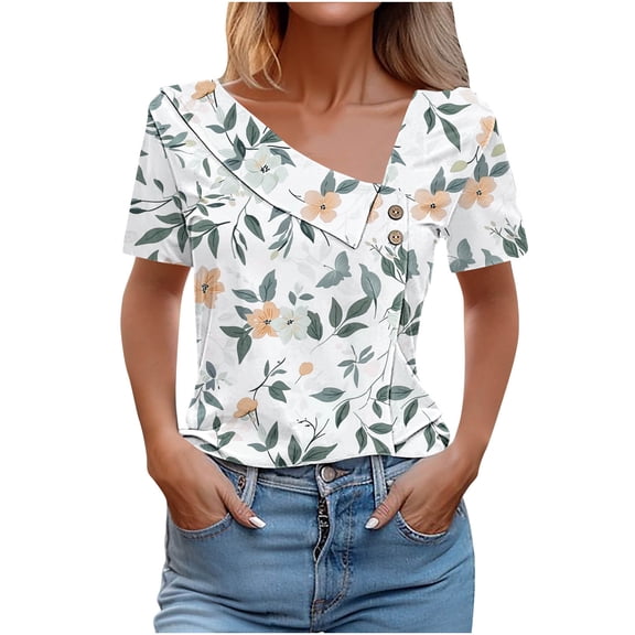 Women's Tops Casual Loose Fit Corset Tops Going Out Xs White Tshirts Shirts Vneck Black Blouses Dressy