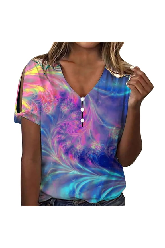 Women's Tops Casual Loose Fit Plus Size Tops 3Xl Funny Tshirts Shirts Graphic Ladies Tops And Blouses