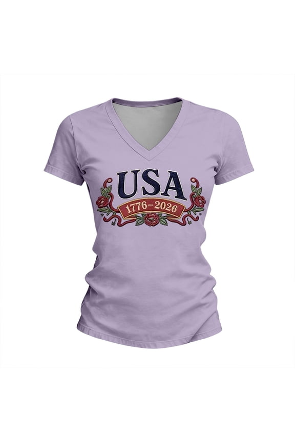 Women's Tops T-Shirts Graphic Print Loose Crewneck Casual Boho Shirts