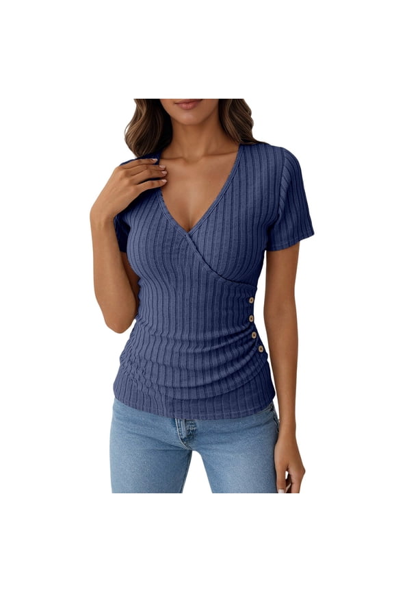 Women's Tops T Shirts Short Sleeve Basic Breathable Ladies Going Out Shirts