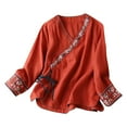 thumbnail image 1 of Women's Tops, Tees & Blouses Floral Print Button Down Lightweight Long Sleeve Womens Spring Summer Shirts, 1 of 4