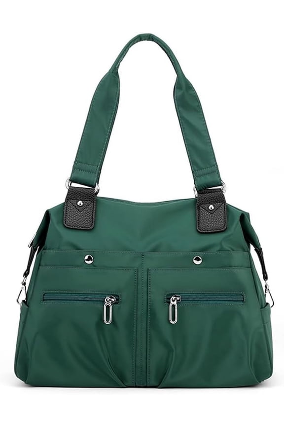 Women's Tote Bag Multi Pocket Waterproof Nylon Handbag Purse Casual Travel Shoulder Bag Hobo Bag