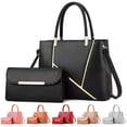 thumbnail image 1 of Women's Tote Bag and Wallet Set Two-Piece Matching Purse Accessory Combo for Ladies, 1 of 3