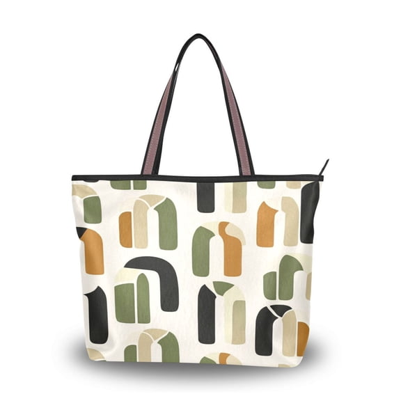 Women's Tote Handbag Cloth Handbag Large Tote Bag Shopping Bag Arch Motif