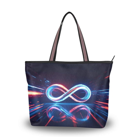 Women's Tote Handbag Cloth Handbag Large Tote Bag Shopping Bag The Infinity Symbol