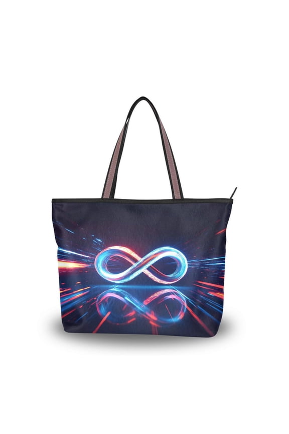 Women's Tote Handbag Cloth Handbag Large Tote Bag Shopping Bag The Infinity Symbol