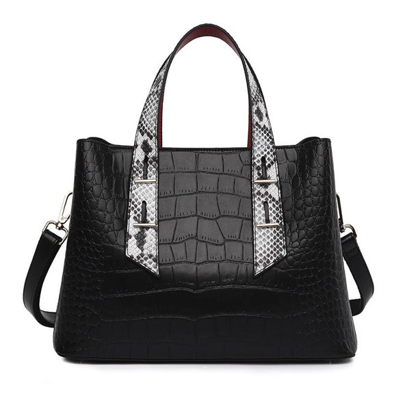 Women's Tote Handbag PU Leather Shoulder Bag Large Capacity Multiple Pockets Bag Women's Crossbody Handbag Fashion Tote Top Handle Satchel A25