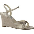 thumbnail image 1 of touch ups women's buffy wedge sandal, champagne, 9.5 m us, 1 of 2