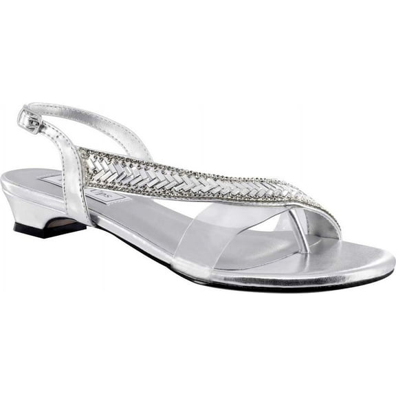 Benjamin Walk Women's Eleanor Silver Ankle-High Heel - 6M