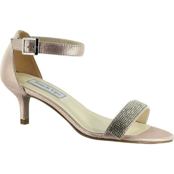 touch ups women's isadora heeled sandal, champagne, 5 m us