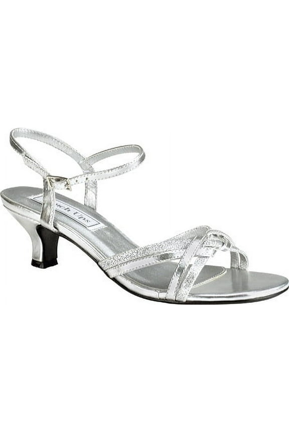 Benjamin Walk 896WO_08. 0 Melanie Wide Shoes in Silver Metallic - Size 8