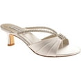 thumbnail image 1 of Benjamin Walk 843379078801 Touch Ups Womens Phoebe Slide, White - Medium 9, 1 of 6