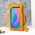 thumbnail image 1 of Women's Touchscreen Crossbody Phone Bag with Clear Screen Pouch and Card Slots for Easy Access and Charging, 1 of 7