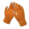 thumbnail image 1 of Women's Touchscreen Winter Gloves - Knitted Waterproof Windproof Thermal Sports Gloves, Soft Warm Breathable Mittens for Outdoor Activities, 1 Pair, 1 of 6