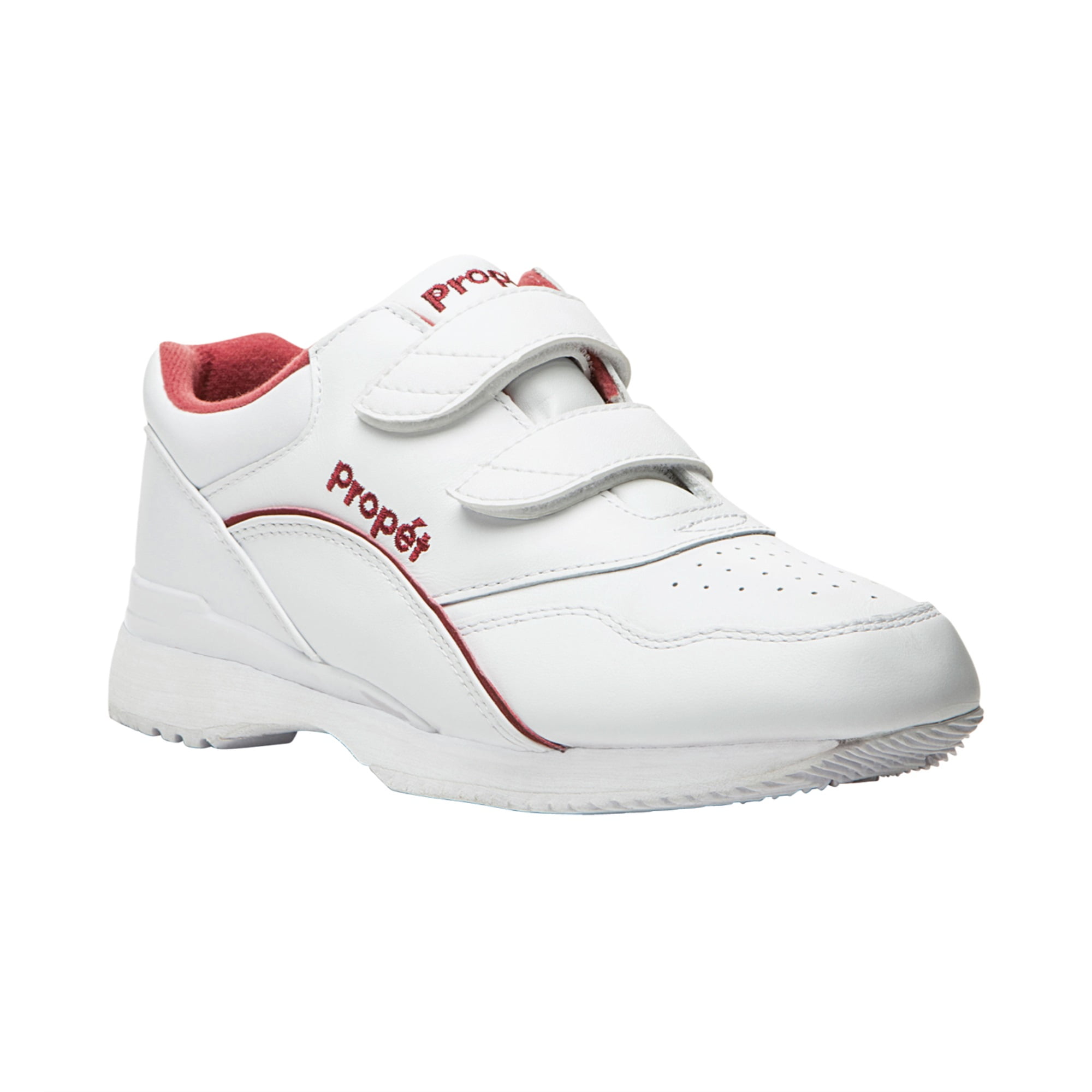 Propet Tour Walker Strap W3902 Women s Athletic Shoe 12 Narrow AA White Berry Velcro Walmart