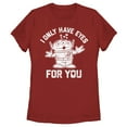 thumbnail image 1 of Women's Toy Story Alien I Only Have Eyes for You  Graphic Tee Red Medium, 1 of 4